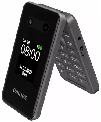 Сотовый телефон Philips Xenium E2602 Dark Gray Гарантия низких цен! Большой  ассортимент смартфонов, асксессуаров, детских игрушек, автотехники. Скидки.  Акции. Самовывоз. Доставка. Trade-in