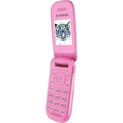 Мобильный телефон Irbis SF07 розовый раскладной (2Sim/1,77\"/160х128/0,1Мп/BT/FM/600мАч)  | Квартон - КВАРТОН