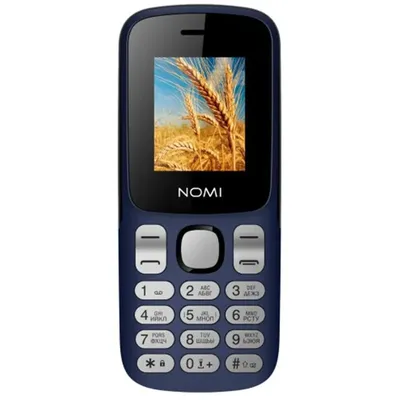 Мобильный телефон Nomi i1890 Dual Sim Blue; 1.77\" (160х128) TFT / кнопочный  моноблок / MediaTek MT6261D / ОЗУ 32 МБ / 32 МБ встр