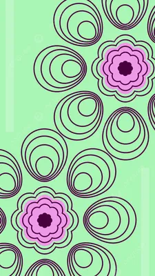 Красивый цветочный узор обои для мобильного телефона фоновая иллюстрация  Обои Изображение для бесплатной загрузки - Pngtree