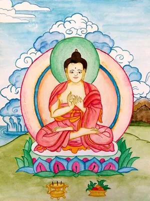 Будда рисунок - 40 фото