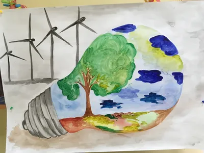 Рисунки на экологическую тему для дошкольников - 44 фото