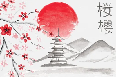 Бесшовные Картины На Тему Японии — стоковая векторная графика и другие  изображения на тему Япония - Япония, Культура Японии, Узор - iStock
