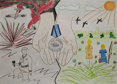 Детские рисунки на тему: «Зеленый мир глазами детей» (1 фото). Воспитателям  детских садов, школьным учителям и педагогам - Маам.ру