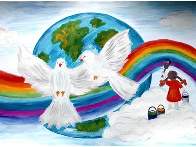 Онлайн - конкурс рисунков \"Детский мир вокруг нас!\" | КУЛЬТУРНО-ДОСУГОВЫЙ  ЦЕНТР