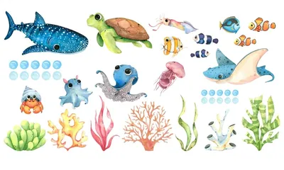 Легкий рисунок подводный мир (57 фото) » Рисунки для срисовки и не только