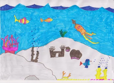 Животные В Подводный Мир — стоковая векторная графика и другие изображения  на тему На морском дне - На морском дне, Фоновые изображения, Под водой -  iStock