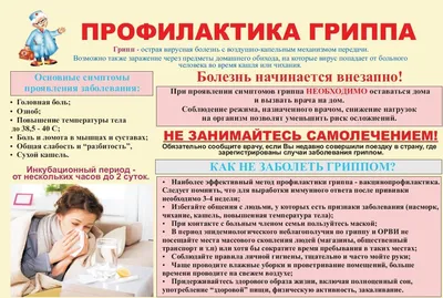 Продолжим тему гриппа | 29.09.2023 | Новости Горно-Алтайска - БезФормата