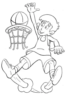 Раскраски На тему спорт для детей (36 шт.) - скачать или распечатать  бесплатно #21795