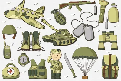 Военные рисунки для детей - 58 фото