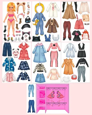 Самодельные игрушки: бумажные куклы с нарядами | Материнство -  беременность, роды, питание, воспитание