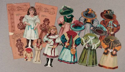 Игровой набор с куклой для девочек. Бумажная кукла с одеждой для вырезания  Алиса. - купить с доставкой по выгодным ценам в интернет-магазине OZON  (874775451)