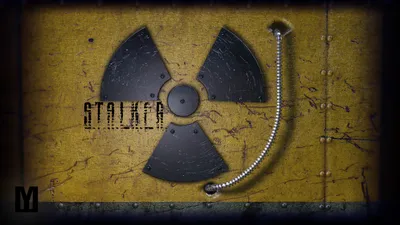 Человек в маске в зоне ядерной радиации - обои на рабочий стол