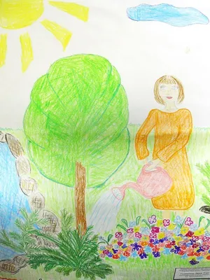 Детские рисунки для вымышленных мам | Пикабу