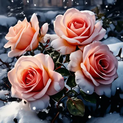 Шляпная коробка с цветами «Розы в снегу» - заказать и купить за 6 100 ₽ с  доставкой в Санкт-Петербурге - партнер «Кактус24»