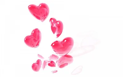 Сердечки на белом фоне (63 фото) | Милые обои, Розовый, Розовые фоны