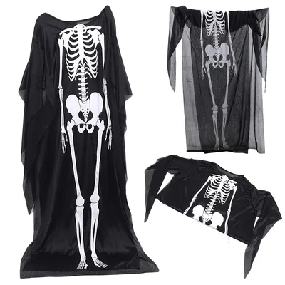 Раскраска Танцующий скелет на Хэллоуин распечатать или скачать