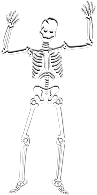 Раскраска Хэллоуин Скелет (10) - Бесплатнo Pаспечатать или Cкачать Oнлайн