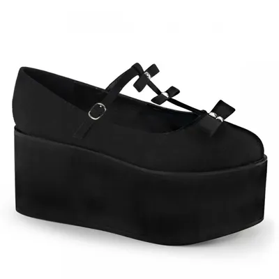 Туфли на высокой платформе (черные) CLICK-08 Demonia / Pleaser CLI08/BCA /  Туфли, сандали
