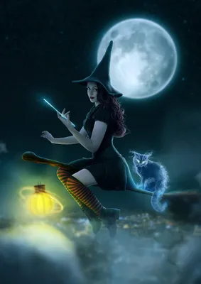 Создаём фэнтези-коллаж «Ведьма из Хогвартс» | Ведьма, Фэнтези, Хогвартс