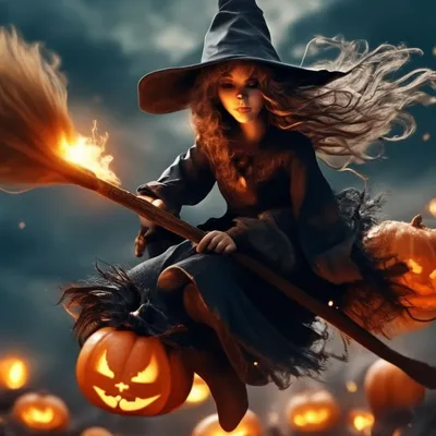Свеча интерьерная Ведьмочка на метле – купить в интернет-магазине  HobbyPortal.ru с доставкой