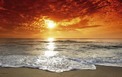 Красивый закат на фоне моря. морской пейзаж заката. прекрасный вид на  закатное море | Премиум Фото