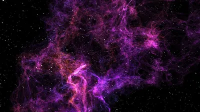 Обои на рабочий стол, космос в фиолетовых тонах фото