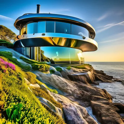 Красивые картинки домов на берегу моря фотографии