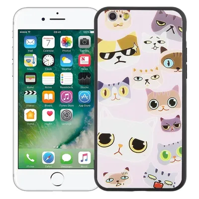 Чехол для iPhone 6 \"Крутые коты\" | Чехлы для Apple iPhone | Подарки.ру
