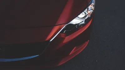 Фото 2018 Mazda 6 Красный Автомобили 3000x2000