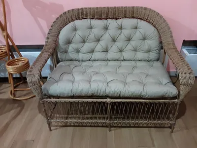 Купить недорого диван для отдыха Менкье в коричневом микровельвете от  производителя в СПб