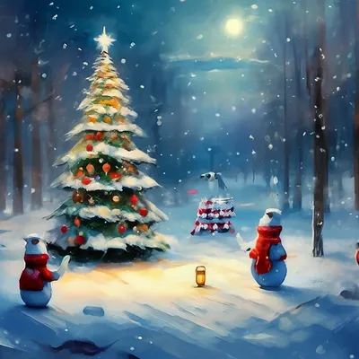 Открытки с Рождеством 2024: Зимняя сказка мечтаний и радости! - Рекламное  Агентство Выгодно Симферополь