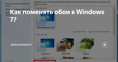 Фон рабочего стола стал черным в Windows 7 - Сергей Почекутов