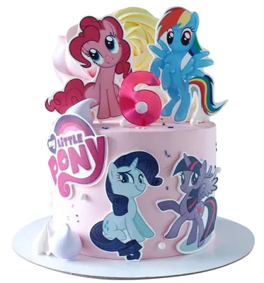 Пони Искорка и Радуга из мультфильма #mylittlepony 💖💜💙 Вес - 4 кг 😊 |  Little pony cake, Pony cake, My little pony cake