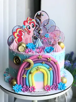 Детский торт \"Литл Пони\" на день рождения от 800 руб/кг с доставкой