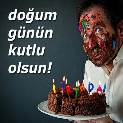 Открытка с днем рождения на турецком языке (скачать бесплатно)