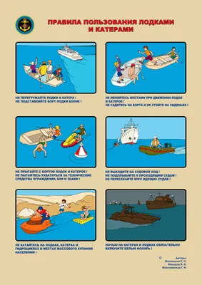 Правила безопасности на корабле в картинках для детей фотографии