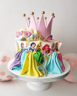 Торт «Диснеевские принцессы» категории торты «Рапунцель»