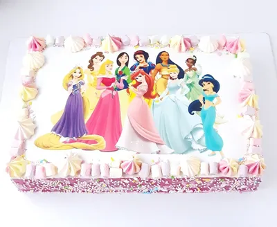 Купить картинку на торт Принцессы Диснея