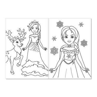 Раскраска «Снежная принцесса», А5, 12 стр. купить в Чите Раскраски в  интернет-магазине Чита.дети (4069526)