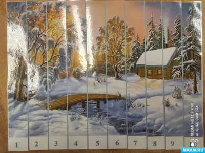 Признаки зимы в картинках для детей в школе и в детском саду.