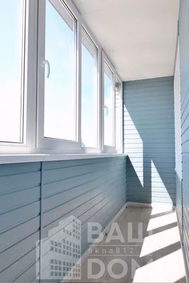 Недорогой ремонт узкого балкона в Москве от компании \"Балкон Эксперт\"