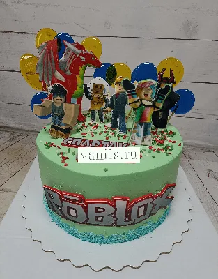 Nina.em_cake - Торт “Roblox”. Благодаря заказам знаю в... | Facebook