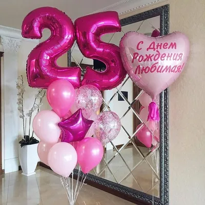 Воздушные шары на День Рождения девушке - купить в Москве