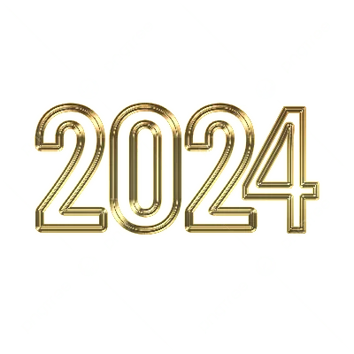 Металлический шрифт Golden Creative Sense 2024 PNG , Градиент 2024, Полый  2024, стереоскопический PNG картинки и пнг PSD рисунок для бесплатной  загрузки