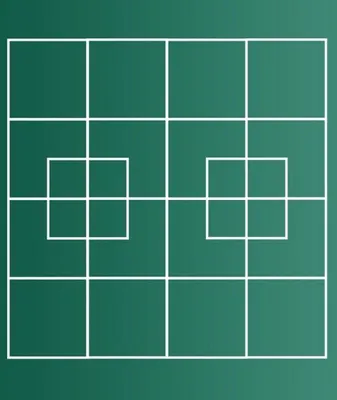 Сколько квадратов на картинке? Тест на внимательность #3. | Мозговой  переворот | Дзен