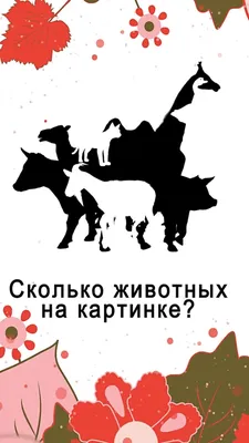 Головоломка-иллюзия: Сколько животных на изображении? — Flytothesky.ru