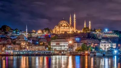 Обои Istanbul Города Стамбул (Турция), обои для рабочего стола, фотографии  istanbul, города, стамбул , турция, мечеть, ночь Обои для рабочего стола,  скачать обои картинки заставки на рабочий стол.