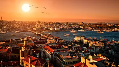 Город Стамбул: обои, фото, картинки на рабочий стол в высоком разрешении