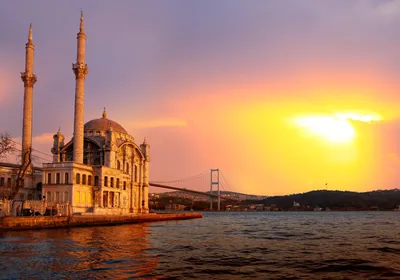Картинки bosphorus bridge, istanbul, turkey, night, lights, buildings, sea  of marmara, city, nature, босфорский мост, стамбул, турция, ночь, огни,  здания, мраморное море, город, природа - обои 1920x1200, картинка №143779